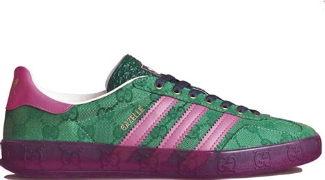 gucci x gazelle green|gucci adidas t shirts.